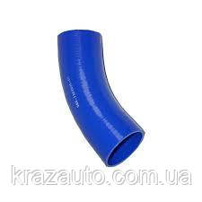 Патрубок радіатора МАЗ нижній (СИЛІКОН) (500-1303025-В1). 500-1303025-01
