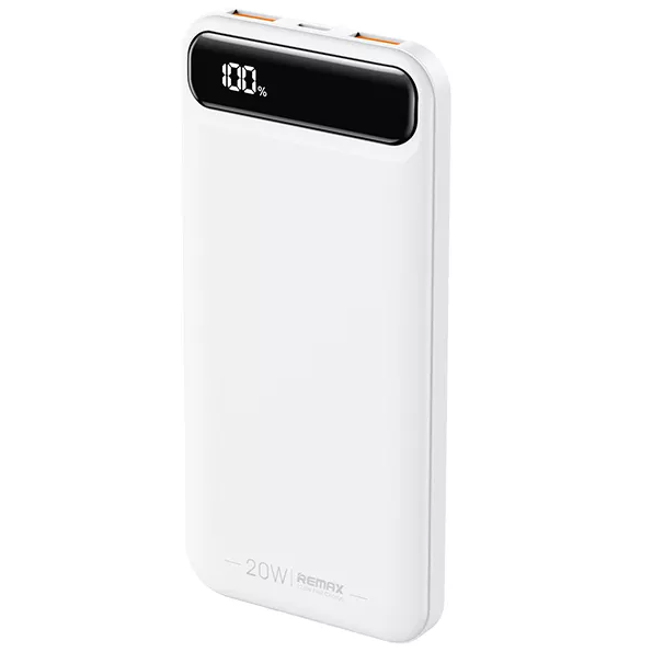 Павербанк повербанк 10000mAh із швидкою зарядкою |20W+22.5W PD+QC| REMAX RPP-520 Білий