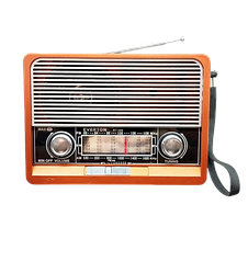 Компактний портативний радіоприймач Everton RT-306 FM/AM/SW/Bluetooth/USB з ліхтариком