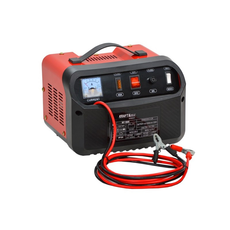 Автомобільний зарядний пристрій 12V 24V 10A 60Ah KRAFT&DELE KD1905, фото 1