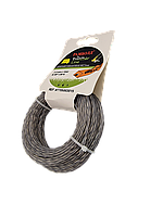 Леска 2,0 мм квадрат крученая с жилкой