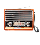 Потужний портативний радіоприймач Everton RT-306 FM/AM/SW/Bluetooth/USB з ліхтариком, фото 3