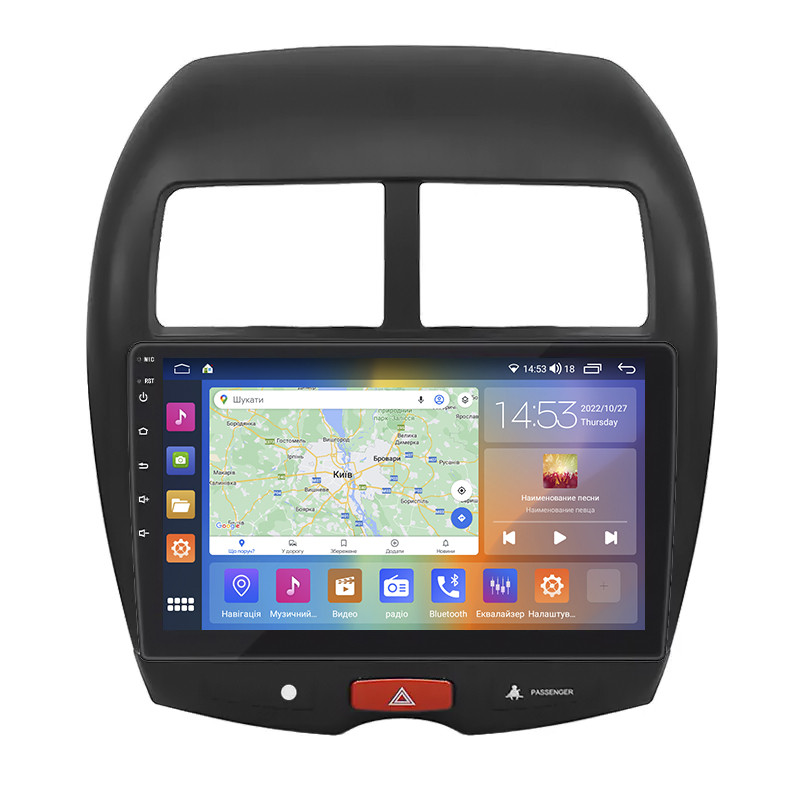 Штатна магнітола 10" Lesko для Peugeot 4008 2012-2017 2/32 Gb CarPlay 4G Wi-Fi GPS Prime Пожо