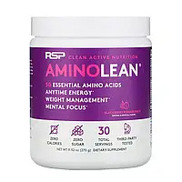 Аминокислоты+L-карнитин RSP Nutrition AminoLean 30 порц. (ежевика+гранат)