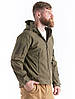 Тактична куртка Eagle Soft Shell JA-01 з флісом Green Olive, фото 3