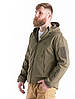 Тактична куртка Eagle Soft Shell JA-01 з флісом Green Olive, фото 8
