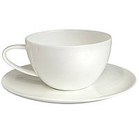 Чашка з блюдцем з кістяної порцеляни Asa Selection A Table 350 мл 1965013