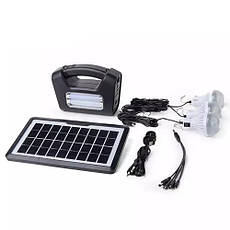 Сонячна станція BL-80173 (ЗУ 220V, ліхтар, Power bank, акумулятор Li-Ion, сонячна батарея), фото 3