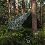 Тент посилений тарпаулін Green 90 г/м² 5x6 м Брадас, фото 3