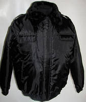 Куртка утепленная «Пилот» с меховым воротником, куртка утепленная для охраны