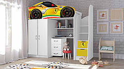 Дитяча кімната ліжко-машинка, безкоштовна доставка