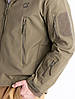 Тактична куртка Eagle Soft Shell JA-01 з флісом Green Olive, фото 7