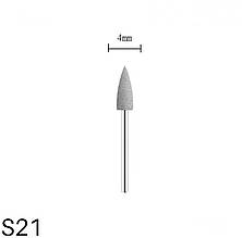 Полірувальна силікнова насадка / Фреза-полірувальник для шліфування нігтів, 1 шт. S21
