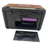 Портативний радіоприймач Everton RT-309 FM/AM/SW/Bluetooth/USB з ліхтариком, Bluetooth FM USB SD, фото 7