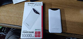 Зовнішній акумулятор Crown CMPB-603 10000 mAh White No 22021211