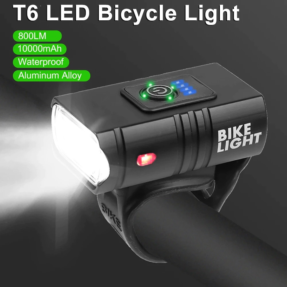 Велосипедний ліхтар передній Bike Light T6 USB