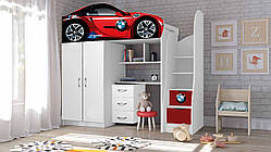 Дитяча кімната ліжко-машинка, безкоштовна доставка