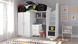 Дитяча кімната ліжко-машинка, безкоштовна доставка
