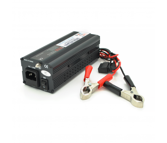 Зарядний пристрій Mervesan MT-150-24C для аккумулятора 24V-6A, зажими для АКБ від 18 до 60 Аг