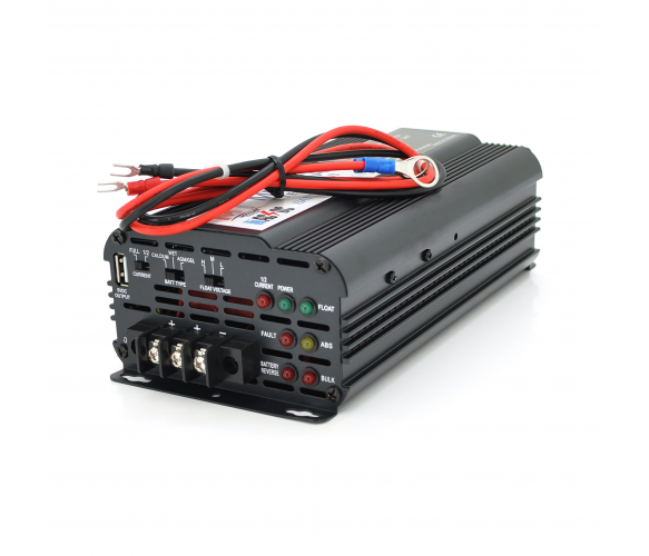 Зарядний пристрій Mervesan MT-340-24C для акумулятора 24V-6A/12A, клемні дроти для АКБ