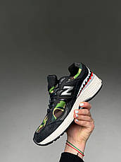 Чоловічі кросівки New Balance 2002R BAPE Black Green Camo M2002RBF, фото 4