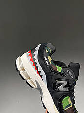 Чоловічі кросівки New Balance 2002R BAPE Black Green Camo M2002RBF, фото 5