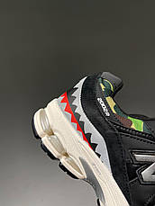 Чоловічі кросівки New Balance 2002R BAPE Black Green Camo M2002RBF, фото 6