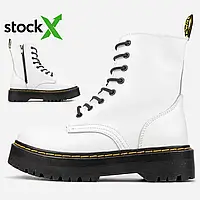 Женские ботинки Dr. Martens 0409 Jadon White/Black