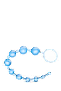 T330754 анальний ланцюжок B yours BASIC BEADS BLUE, Блакитний