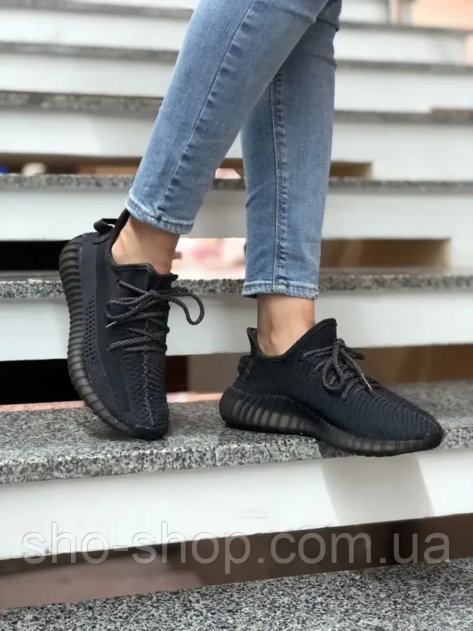 Кроссовки Adidas Yeezy 350 reflective шнурки