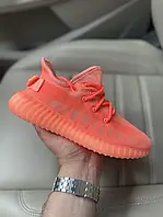 Кроссовки adidas yeezy boost Yeezy оранж