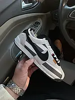 Кроссовки Nike Cortez сер на бел подошве