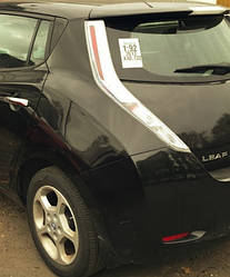 Чверть, крило задня ліва чорна KH3 - SUPER BLACK Nissan Leaf AZE0 (13-17) 78101-3NF0A