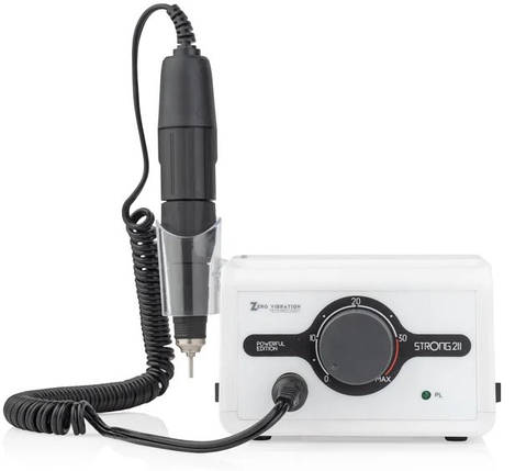 Фрезер Strong MAX 211 з ручкою 102L для манікюру і педикюру, білий, фото 1