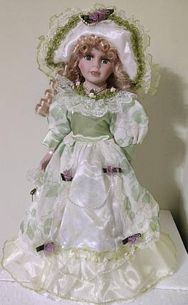 Порцелянова лялька, сувенірна, колекційна Porcelain doll "Марія" 40 см (1303-13), фото 2