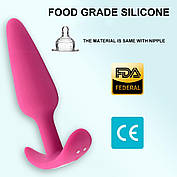 Анальна пробка Bluetooth Love Toy вібратор із дистанційним керуванням та масажем простати, фото 4