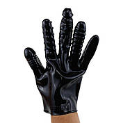 Секс-рукавички Love Toy з фалоімітатором, еротична іграшка для пар і стимуляції вагіни, фото 4