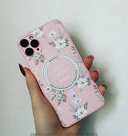 TPU+PC чехол Secret Garden with MagSafe для Apple iPhone 13 Pro (6.1") (Pink) 58010