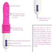 Телескопічний вібратор Love Toy для точки G, висувна кицька, фото 4