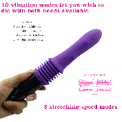 Телескопічний вібратор Love Toy для точки G, висувна кицька, фото 5