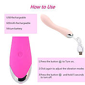 Вібратор Love Toy для клітора і точки G, анальна пробка з 20 режимами вібрації, фото 5