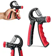 Еспандер-ножиці 4yourhealth Power Hand Grip 2501 60 кг. Black/Red, фото 4