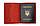 Кольорова обкладинка на паспорт жіноча червона Арт.2521/60 "GP" Італія — (Україна), фото 2