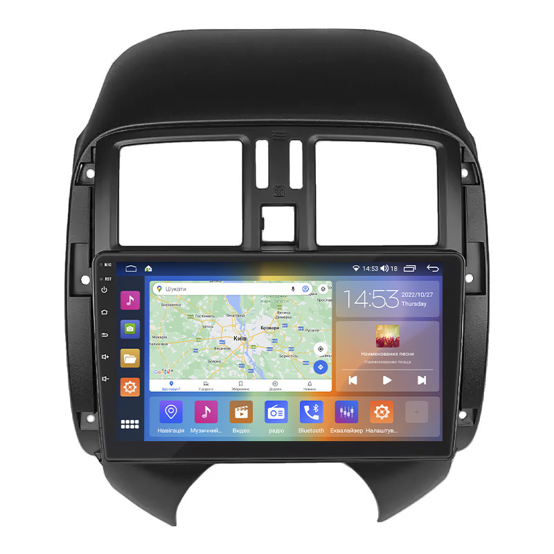 Штатна магнітола 9" Lesko для Nissan Versa II 2012-2014 4/64Gb CarPlay 4G Wi-Fi GPS Prime IPS 8 ядер Ніс 8 шт., фото 1