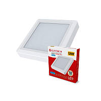 Світильник настінно-стельовий накладний світлодіодний квадратний Electrum 12 W 4000 К KVANT B-LD-1967