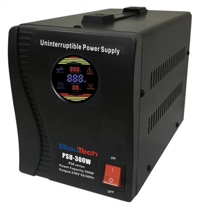 Источник Бесперебойного Питания (ИБП) BlauTech PSU-300W 12V 10А Чистая ...