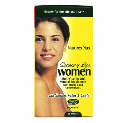 Мультивитамин Natures Plus Мультивитамины для Женщин, Source Of Life ...