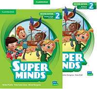 Комплект Super Minds (2nd Edition) Level 2 Student's Book with eBook + Workbook (Підручник + зошит)