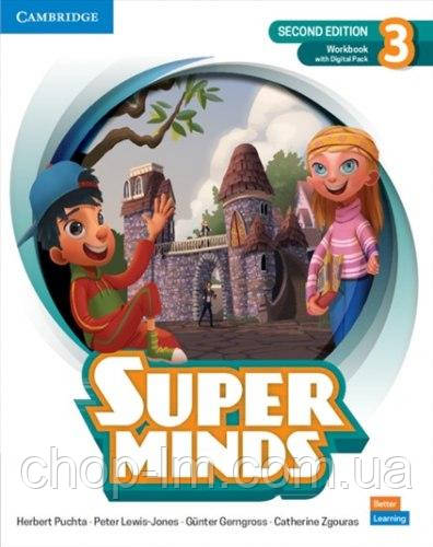 Super Minds (2nd Edition) 3 Workbook with Digital Pack / Робочий зошит — нове видання