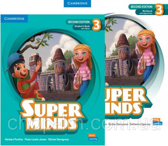 Комплект Super Minds (2nd Edition) Level 3 Student's Book with eBook + Workbook (Підручник + зошит), фото 1